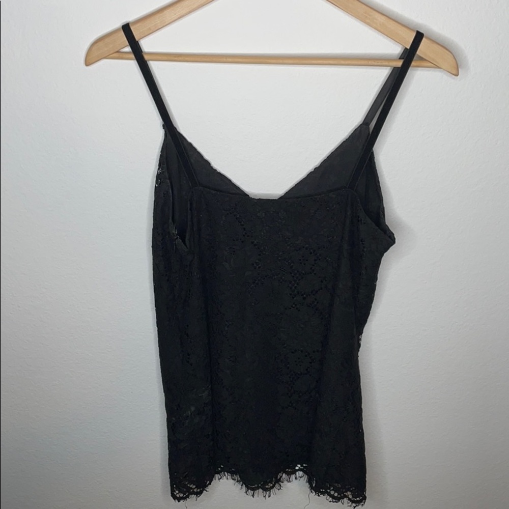 Lauren Ralph Lauren Black Lace Top - Picture 3 of 4